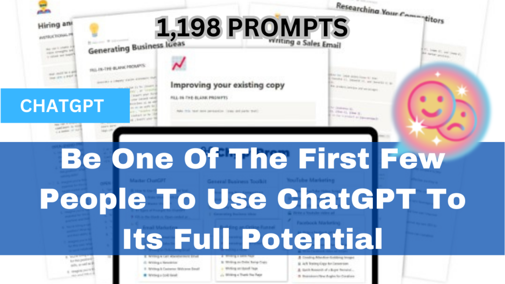 1198 Best Chatgpt Prompts: Start Your AIO Business With Your AI Writer